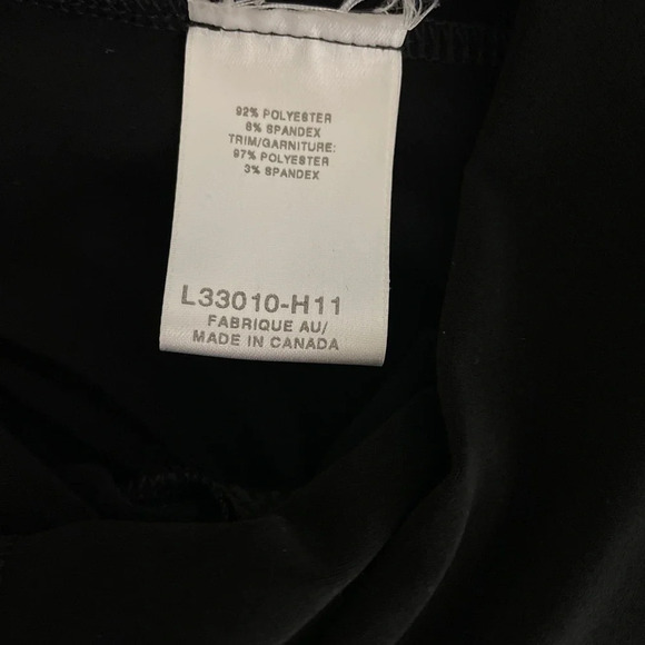 Lundstrom Midi Dress Sequins Cold Shoulder Black Keyhole Size Medium Party - Picture 6 of 9